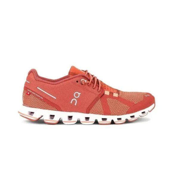 On Running Women's 2.0 Sneakers in Chili-Rust and White, Sz. 6 - Picture 2 of 16